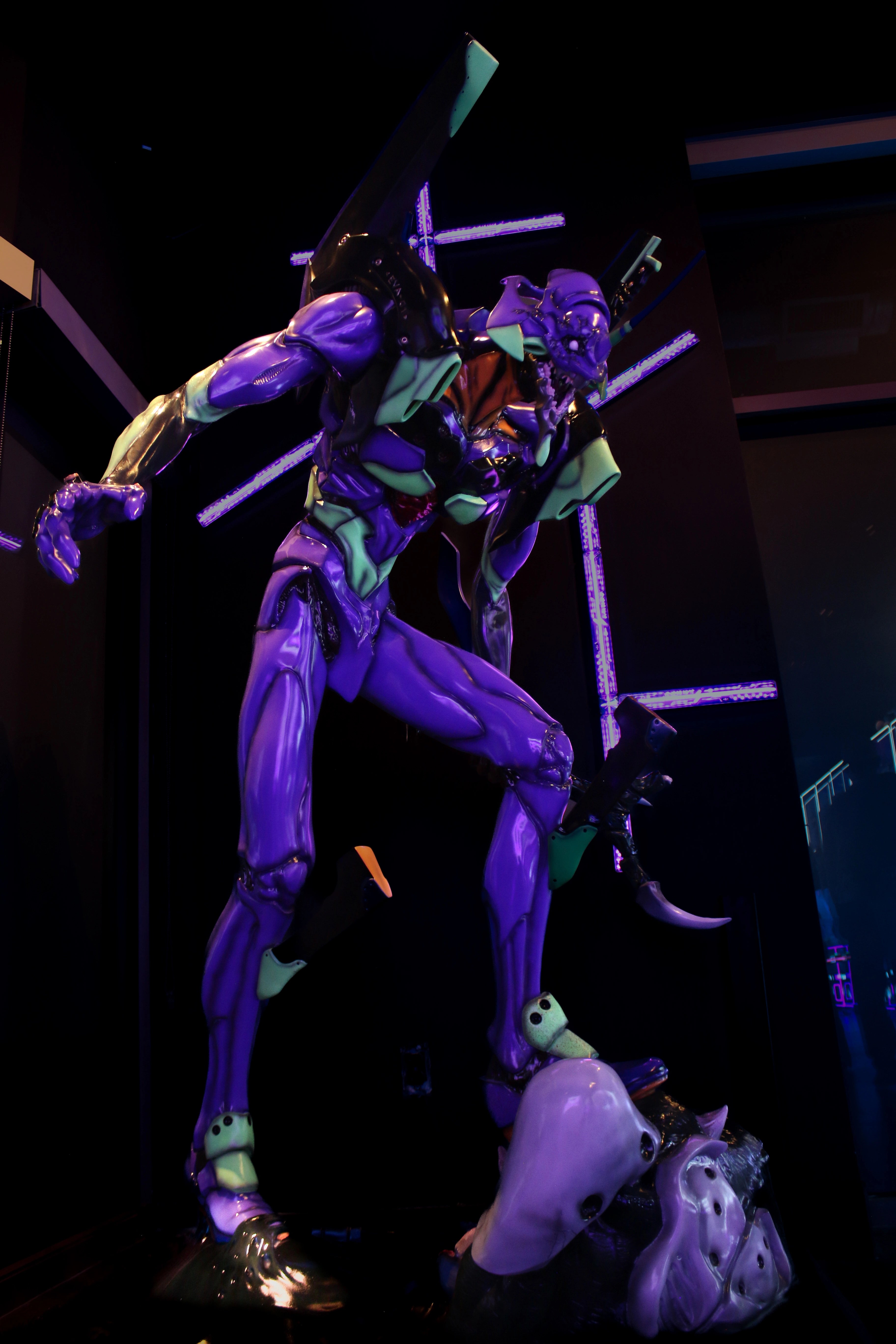 Anime display at Mirai Arcade