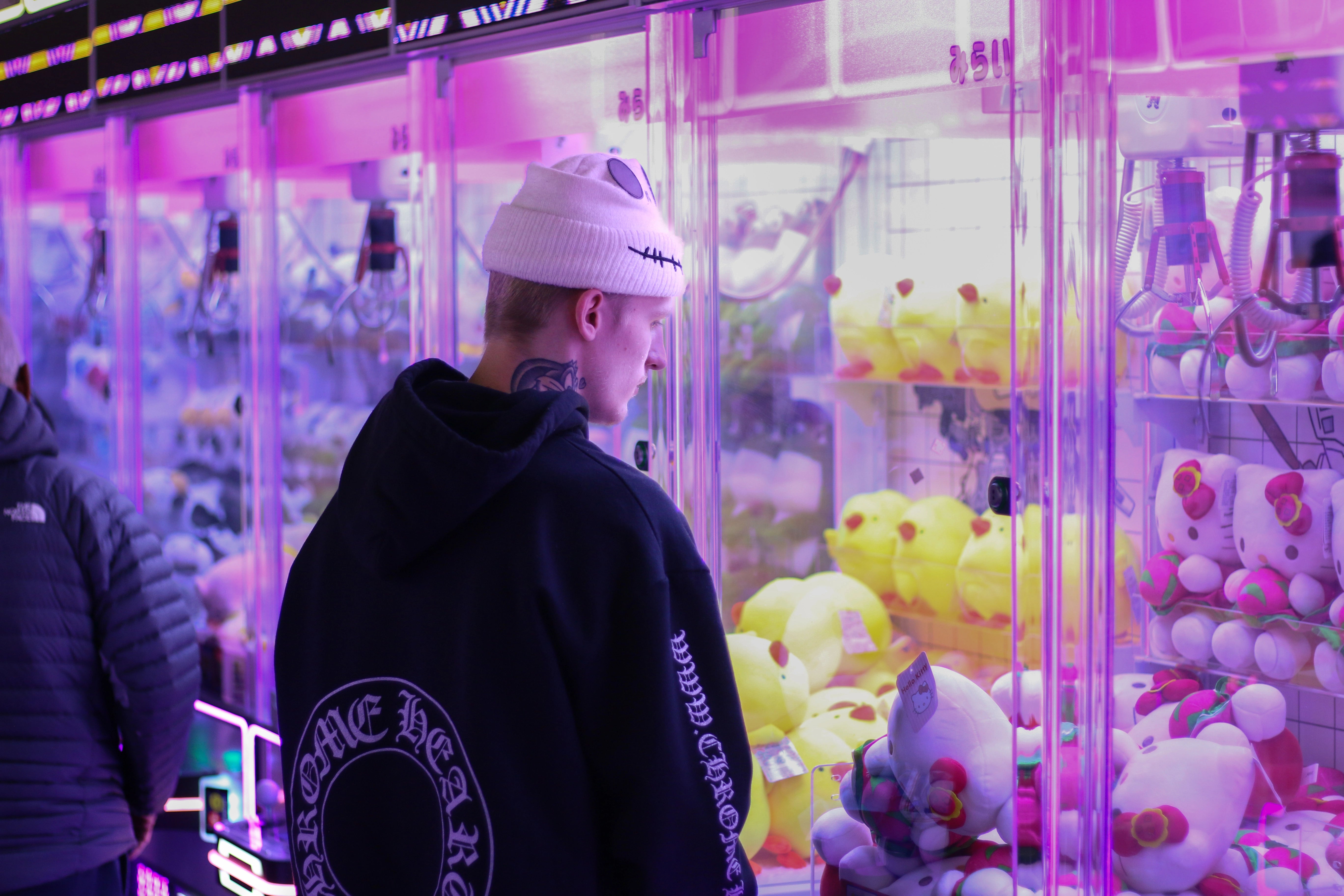 Mirai Arcade collectible wall